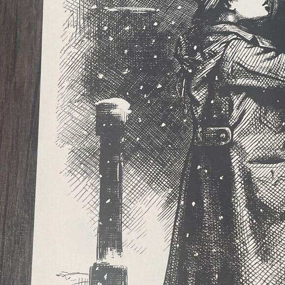 Christmas Post Thomas Nast Woodblock Engraved Print 1879 Harper's Weekly Rare - Picture 6 of 16